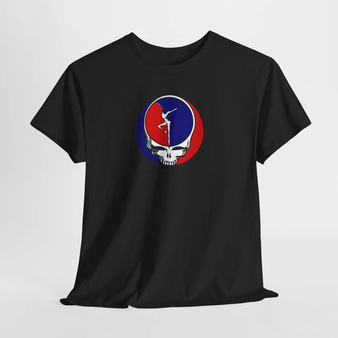 Grateful Dead - Fire Dancer Stealie Unisex Tshirt - StealieShop