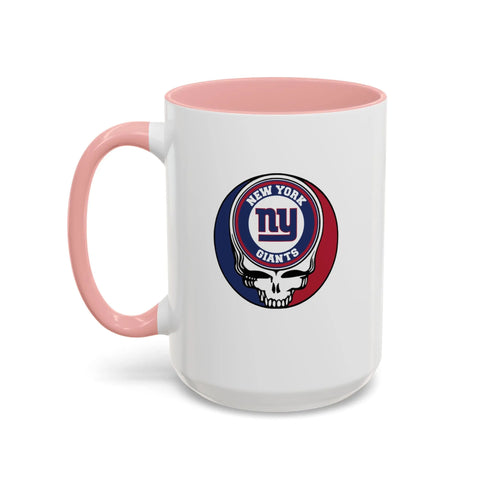New York Giants Grateful Dead Stealie Coffee Mug (11oz or 15oz) - StealieShop