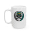 Grateful Dead - Jacksonville Jaguars Stealie Ceramic Coffee Mug - NFL - StealieShop