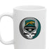 Grateful Dead - The Gridiron Collection: Jacksonville Jaguars Stealie Ceramic Coffee Mug - NFL - StealieShop