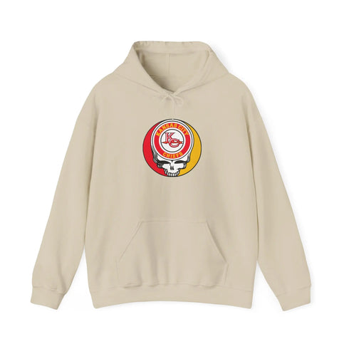 Grateful Dead - Kansas City Chiefs Grateful Dead Hooded SweaT-Shirt - StealieShop