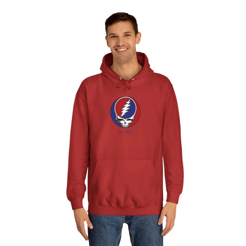Grateful Dead - Grateful Dead Stealie - Est. 1965 Unisex College Hoodie - StealieShop