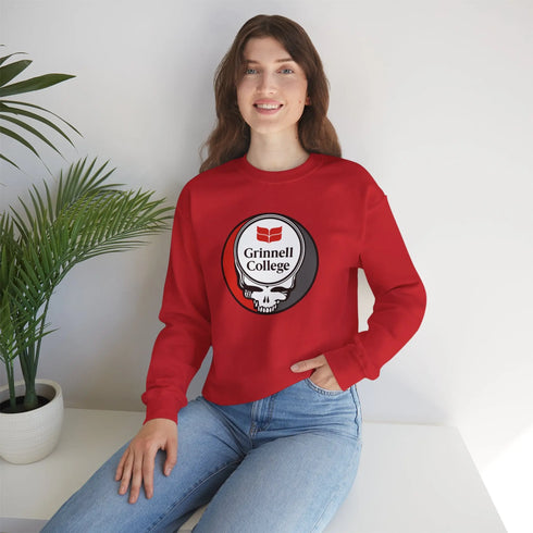 Grateful Dead - Grinnell College Stealie Crewneck Sweatshirt - StealieShop