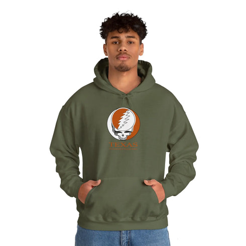 University of Texas Grateful Dead Unisex Heavy Blend Hoodie - Hooded Sweatshirt - UT Austin - StealieShop