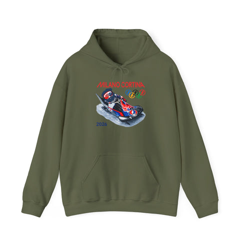 "Bobsleddin' Jerry' 2026 Milano Cortina Olympics Unisex Heavy Blend Grateful Dead Hoodie