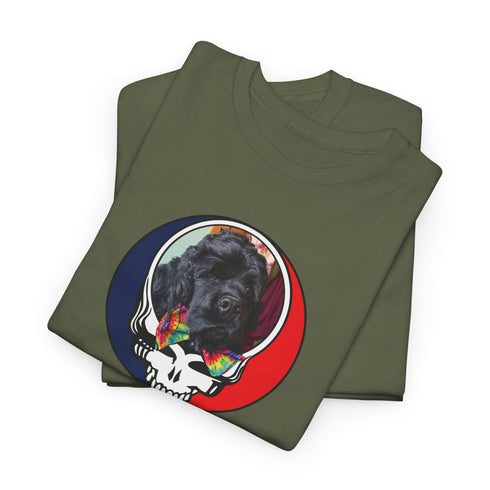 Custom Dog Stealie Unisex Grateful Dead T-Shirt (150)