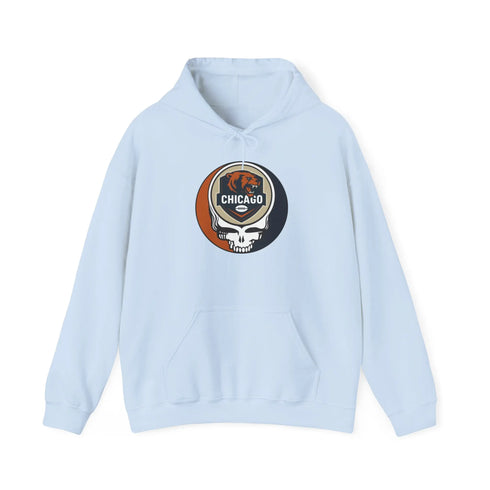 Grateful Dead - Chicago Bears Stealie Grateful Dead Hooded Sweatshirt - NFL - StealieShop