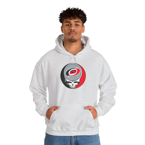 Carolina Hurricanes Grateful Dead Unisex Heavy Blend Hoodie StealieShop