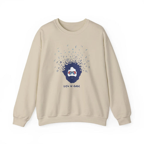 Grateful Dead - Jerry's Bursting With Music | Life is dead. Crewneck Sweatshirt - StealieShop