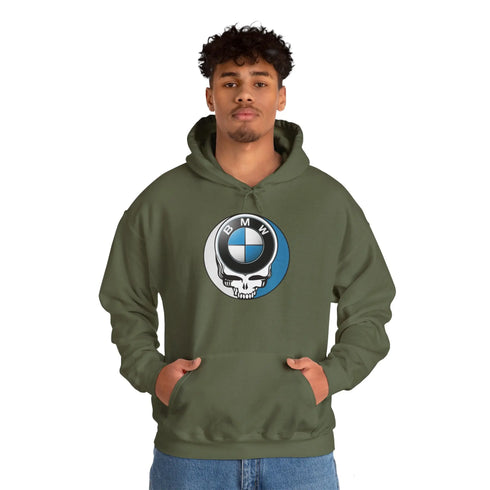 BMW Steal Your Face Grateful Dead Unisex Hoodie - StealieShop
