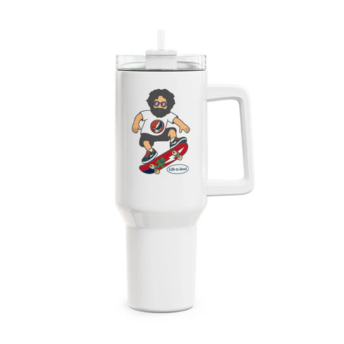 Grateful Dead - Shreddin' Jerry "Fat Man" Tumbler, Double Insulated 40oz Travel Mug - StealieShop