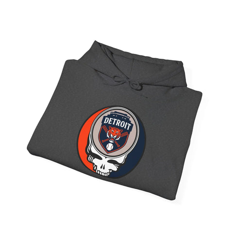 Grateful Dead - Detroit Tigers Grateful Dead Unisex Heavy Blend Hoodie - Hooded Sweatshirt - StealieShop