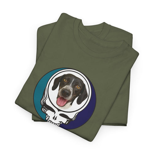 Custom Dog Stealie Unisex Grateful Dead T-Shirt (53)