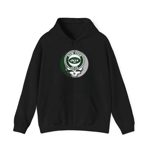 New York Jets Original Stealie Grateful Dead Hooded Sweatshirt - NFL