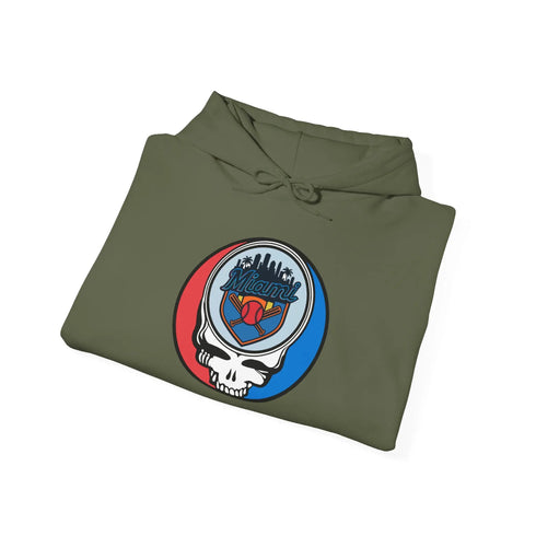 Grateful Dead - Miami Marlins Grateful Dead Unisex Heavy Blend Hoodie - StealieShop