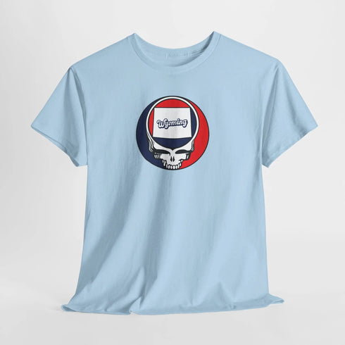 Wyoming Map Stealie Grateful Dead T-Shirt