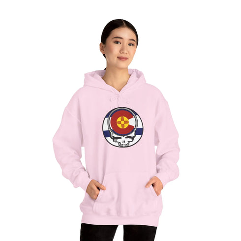 Grateful Dead - Colorado x New Mexico Flag Grateful Dead Unisex Heavy Blend Hoodie - StealieShop