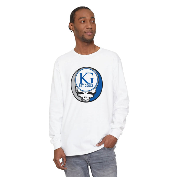 Grateful Dead - Custom KG Garment-Dyed Long Sleeve T-Shirt - StealieShop
