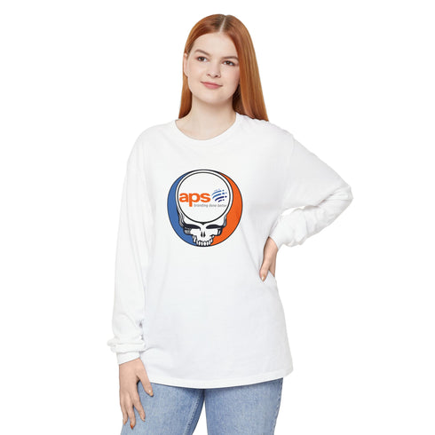 Custom APS Stealie Garment-Dyed Long Sleeve T-Shirt