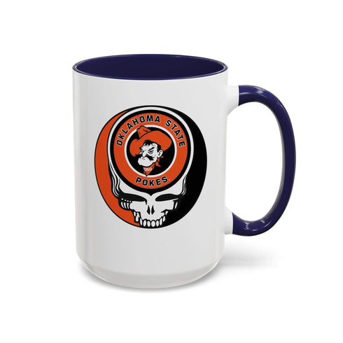 Oklahoma State University Grateful Dead Stealie Coffee Mug (11oz or 15oz) - StealieShop