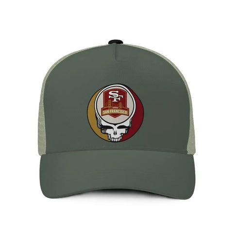 Grateful Dead - San Francisco 49ers Stealie Trucker Cap - StealieShop