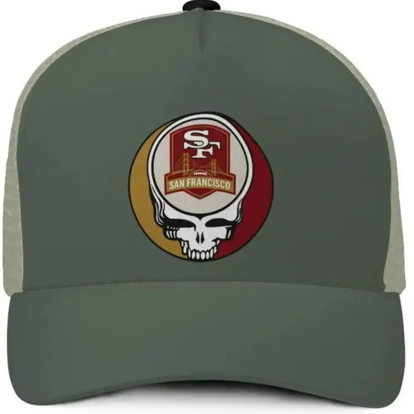 Grateful Dead - The Gridiron Collection: San Francisco Football Edition Stealie Trucker Cap - StealieShop