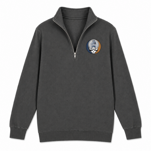 Utah State University - Premium Grateful Dead Quarter-Zip Pullover - Charcoal - 6