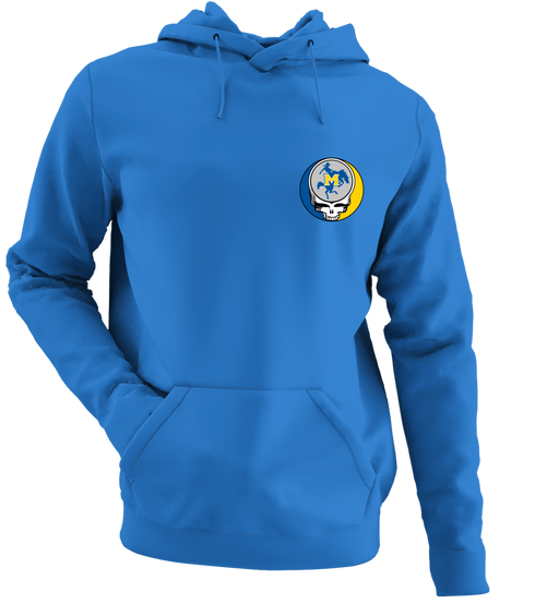 McNeese University - Premium Grateful Dead Left Chest Hoodie - Royal