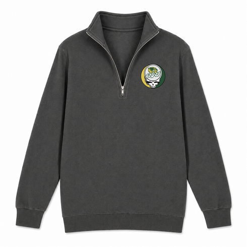 Utah Valley - Premium Grateful Dead Quarter-Zip Pullover - Charcoal - 5