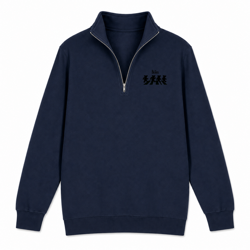 The Bears - Life is dead.® - Premium Grateful Dead Quarter-Zip Pullover - Navy - 4