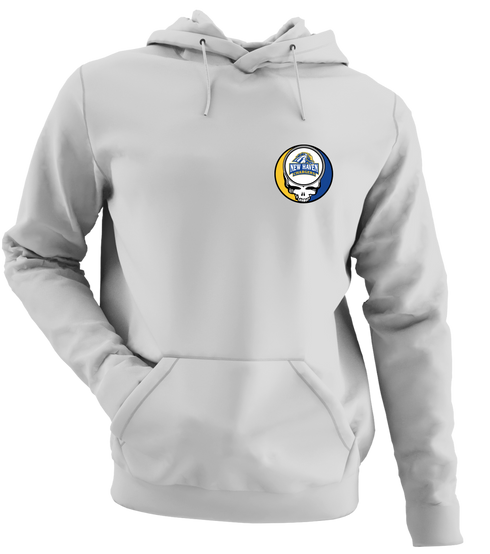 University of New Haven - Premium Grateful Dead Left Chest Hoodie - Sport Grey - 9