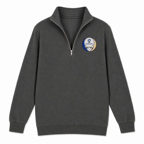 Hamilton - Premium Grateful Dead Quarter-Zip Pullover - Charcoal - 6