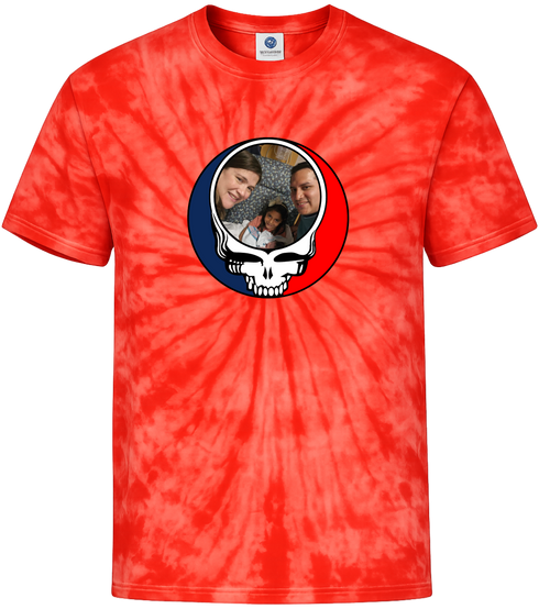 1558 - Custom Stealie Tie-Dye