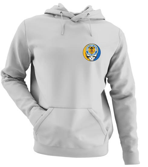 Western New England - Premium Grateful Dead Left Chest Hoodie - Sport Grey - 9