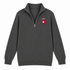 Bama Jerry - Life is dead.® Alabama - Premium Grateful Dead Quarter-Zip Pullover - Charcoal - 6