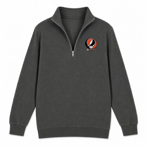 Oregon State University - Premium Grateful Dead Quarter-Zip Pullover - Charcoal - 6