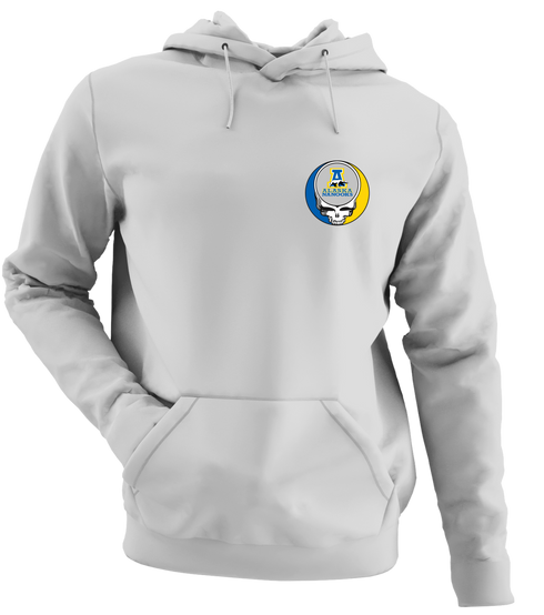University of Alaska - Premium Grateful Dead Left Chest Hoodie - Sport Grey