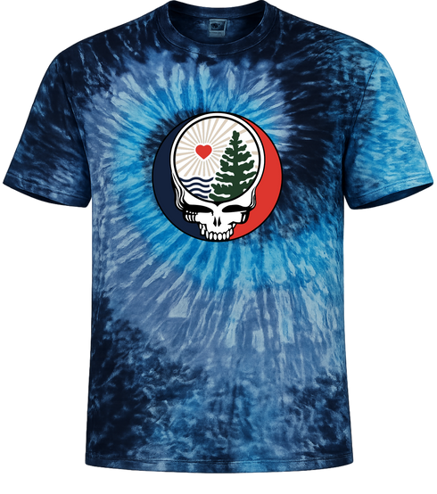1435 - Custom Stealie Tie-Dye