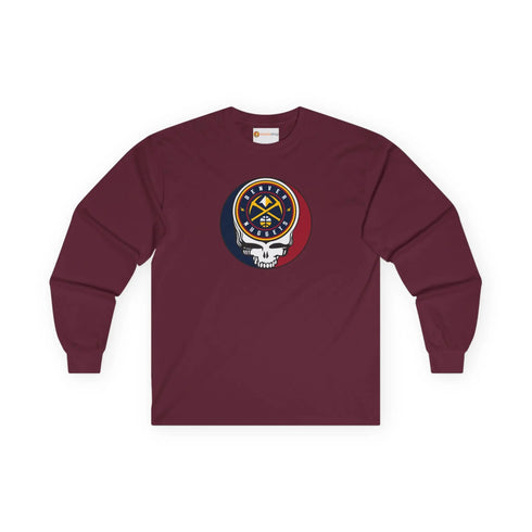 Denver Nuggets Grateful Dead Long Sleeve Tee - NBA StealieShop
