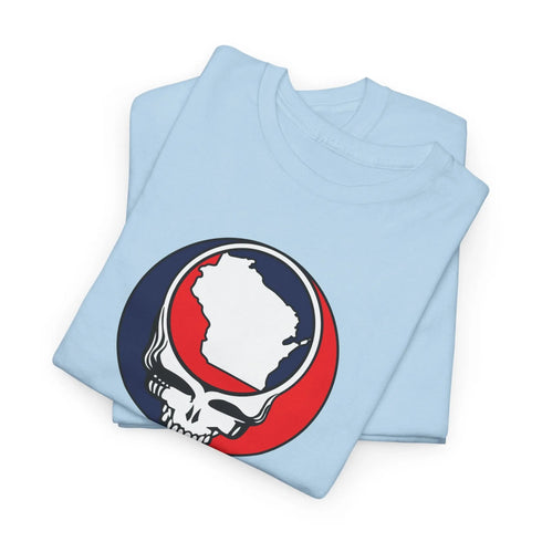 Wisconsin Map Stealie Grateful Dead T-Shirt
