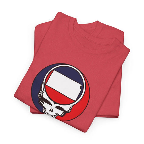 Kansas Map Stealie Grateful Dead T-Shirt