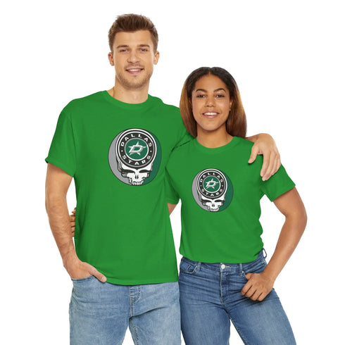 Dallas Stars Grateful Dead Steal Your Face T-Shirt Printify