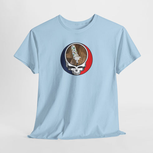 Custom Dog Stealie Unisex Grateful Dead T-Shirt (118)