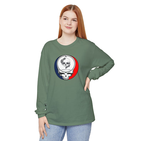 MEMENTO MORI Garment-Dyed Long Sleeve T-Shirt
