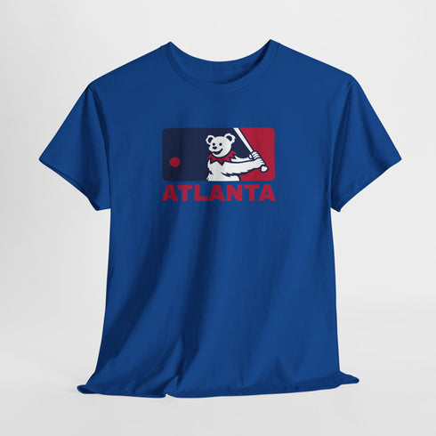 Atlanta Braves Dancing Bear MLB Logo Unisex Grateful Dead T-Shirt