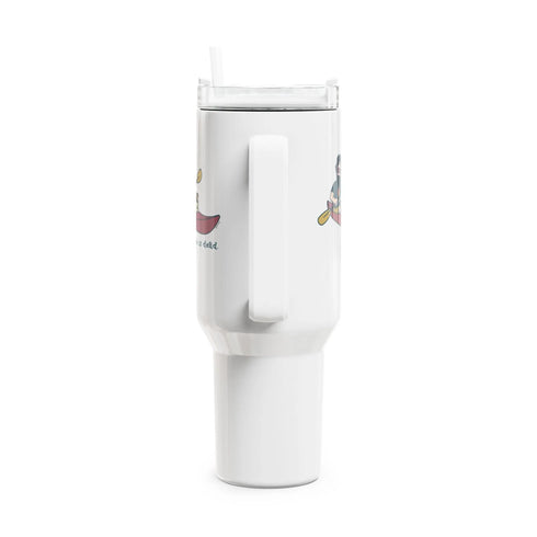 Grateful Dead - Kayakin' Jerry - Life is dead. "Fat Man" Tumbler, Double Insulated 40oz Travel Mug - StealieShop