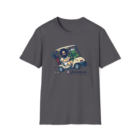 Grateful Dead - Joy Ridin' Jerry and The Bear Life is dead. Golf Company T-Shirt - StealieShop