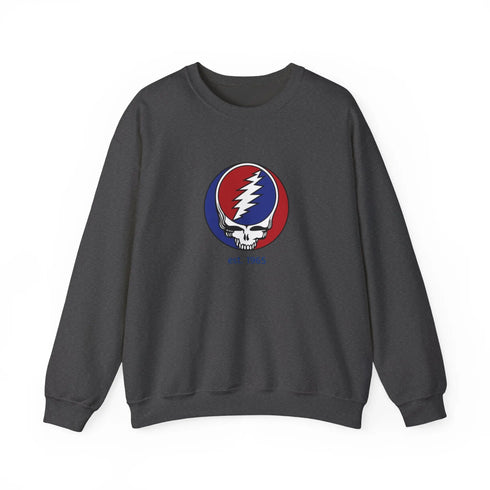 Grateful Dead Est. 1965 Stealie Crewneck Sweatshirt Printify