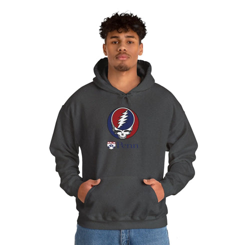 University of Pennsylvania Grateful Dead Unisex Heavy Blend Hoodie StealieShop