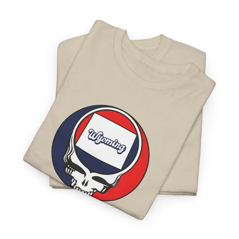 Wyoming Map Stealie Grateful Dead T-Shirt